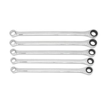 SOCKET SETS | GearWrench 85987 5-Piece 12-Point Metric XL GearBox Double Box Ratcheting Wrench Set