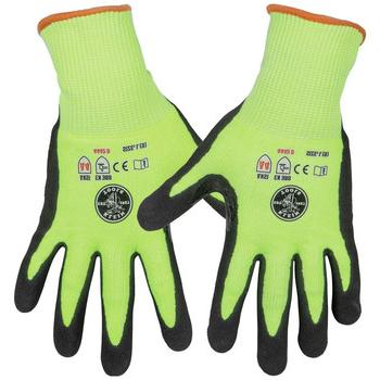 WORK GLOVES | Klein Tools 60186 Cut Level 4 Touchscreen Work Gloves - Large (2-Pair)
