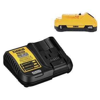BATTERY AND CHARGER STARTER KITS | Dewalt DCB230C 20V MAX 3 Ah Lithium-Ion Compact Battery and Charger Starter Kit