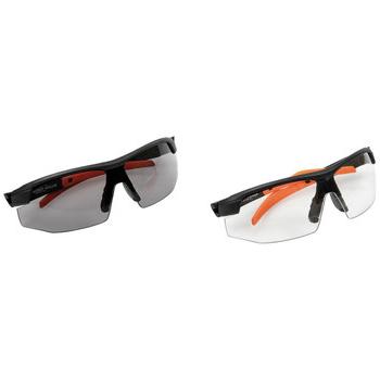 EYE PROTECTION | Klein Tools 60174 2-Piece Standard Semi Frame Safety Glasses Combo Pack - Clear/Gray Lens