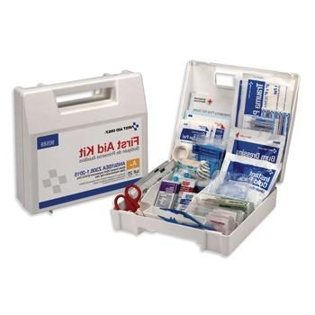FIRST AID | First Aid Only 90589 ANSI 2015 Compliant Class Aplus Type I and II First Aid Kit for 25 People with Plastic Case (1-Kit)