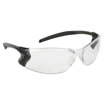 EYE PROTECTION | MCR Safety BD110PF Backdraft Anti-Fog Clear Glasses - Clear/Black